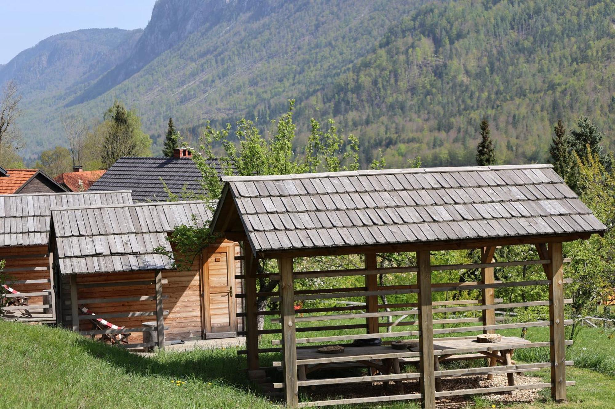 הוילה Dovje Mountain View Glamping מראה חיצוני תמונה